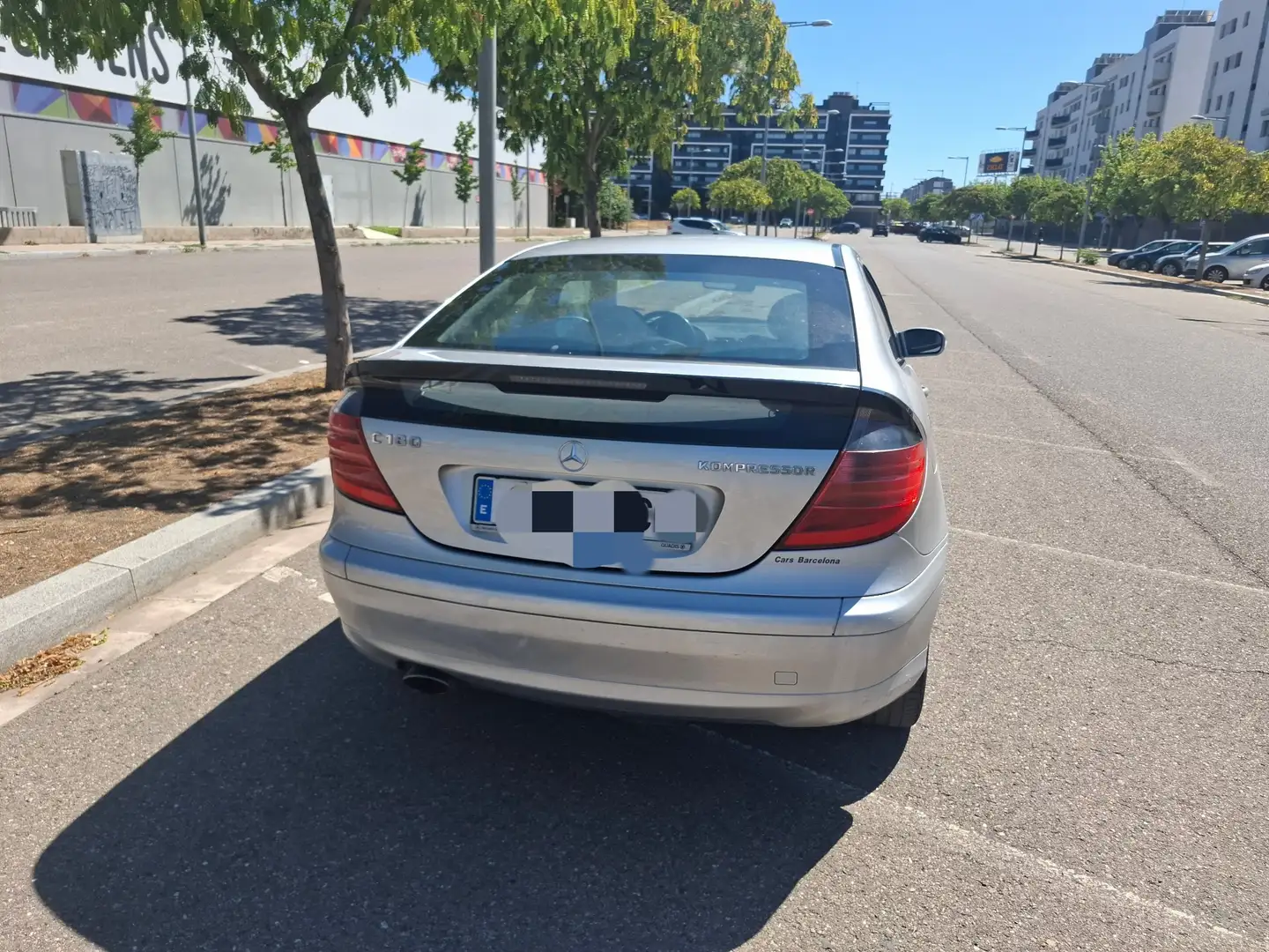 Mercedes-Benz C 180 Sportcoupé K Plateado - 2