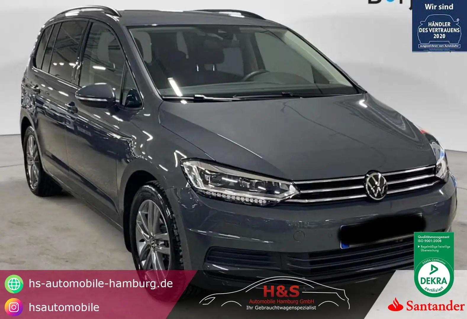 Volkswagen Touran Touran  AHK*ACC*KAMERA Gris - 1