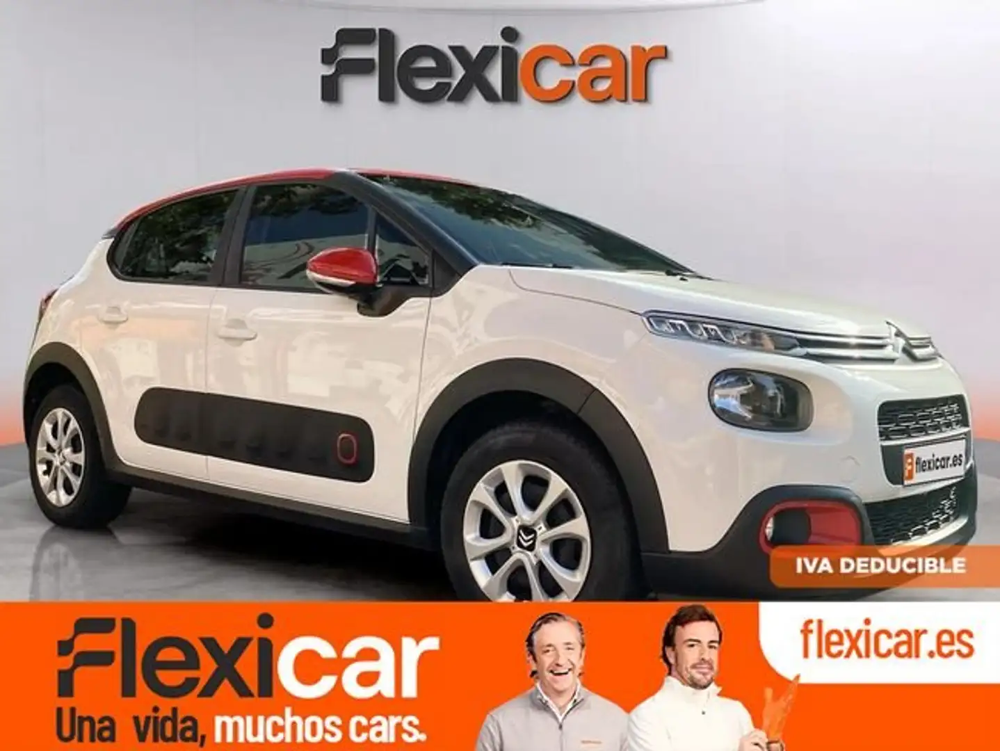 Citroen C3 PureTech+50KW+%2868CV%29+FEEL Blanco - 1