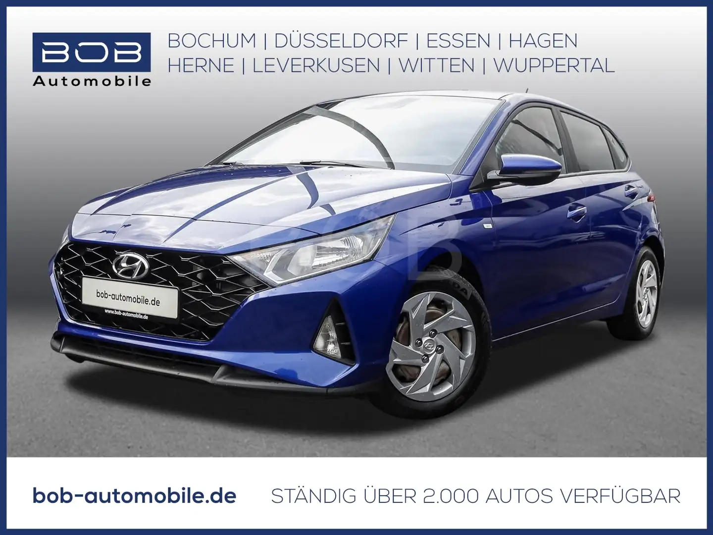 Hyundai i20 1.0 Select Mild-Hybrid SHZ PDC KLIMA BT GJR Blau - 1