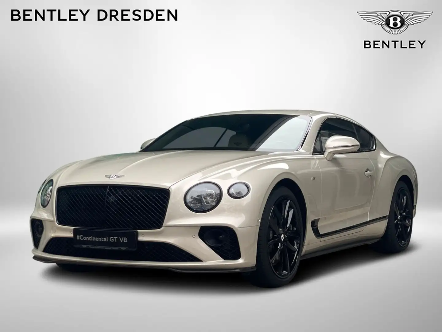 Bentley Continental GT V8  - Rotating/Naim/Paint Prot. Béžová - 1
