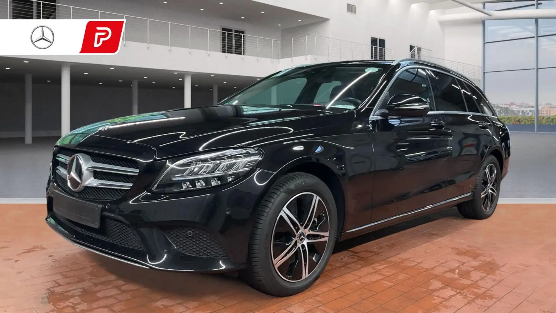 Mercedes-Benz C 300 T d ALLRAD STHZG*Kamera*LED*DAB*Navi*Tempo Schwarz - 1