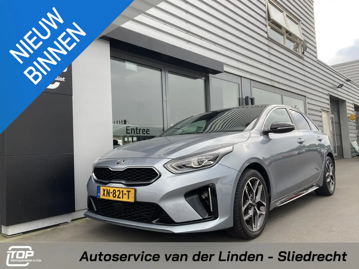 Kia ProCeed / pro_cee'd 1.4 T-GDI GT-Line Panoramadak dealer onderhouden Gris - 1