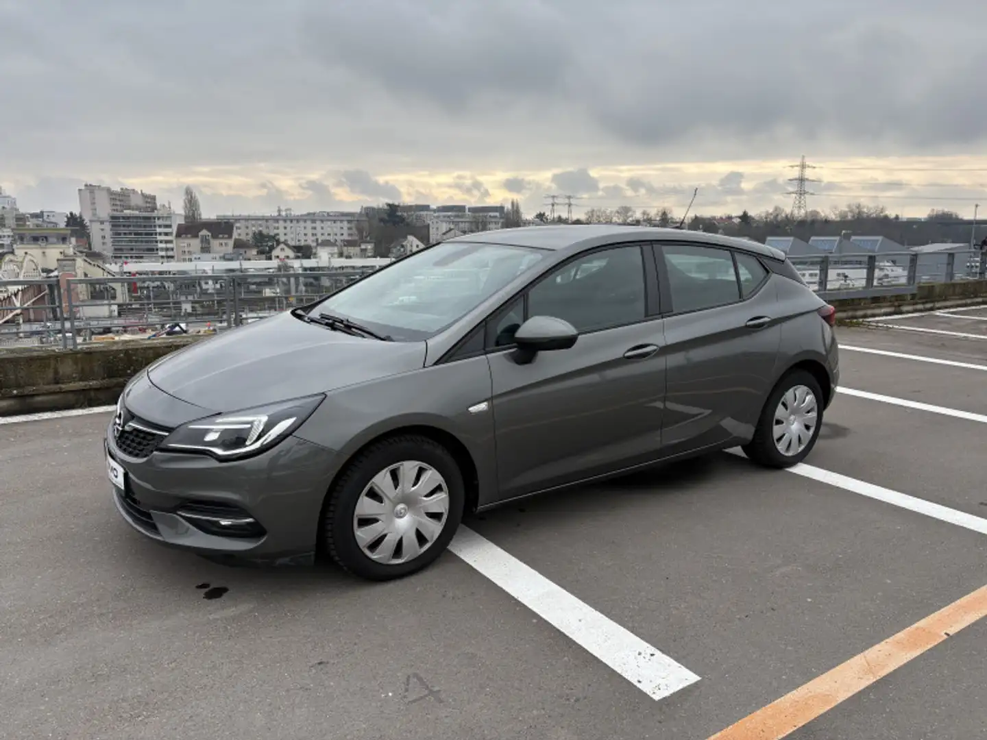 Opel Astra 1.2 TURBO 110CH EDITION BUSINESS ** CARTE GRISE OF Gris - 1