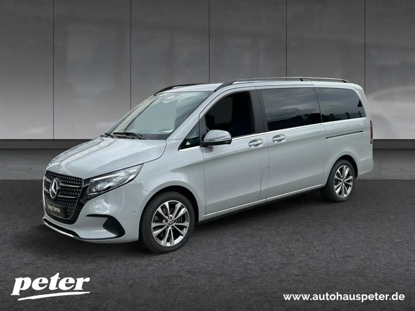 Mercedes-Benz V 300 d AVANTGARDE Lang Burmester/Panorama/360° Grigio - 1