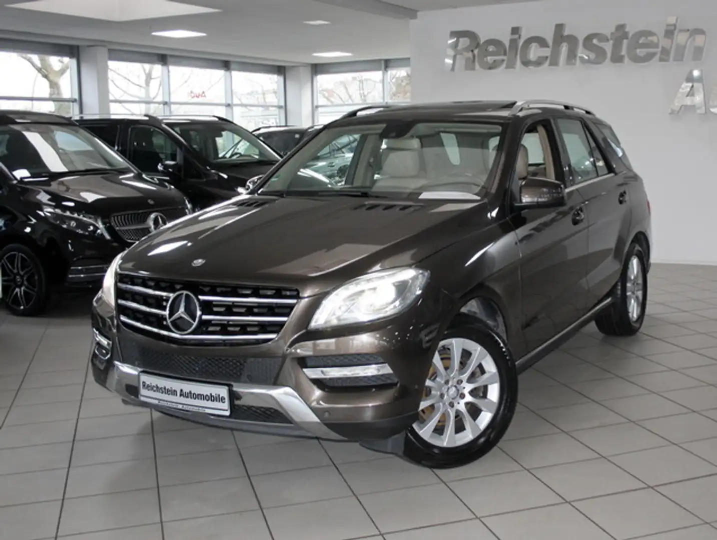 Mercedes-Benz ML 350 CDI 4M AHK TOTW EGSD LEDER MASSAGE AIRM Braun - 1