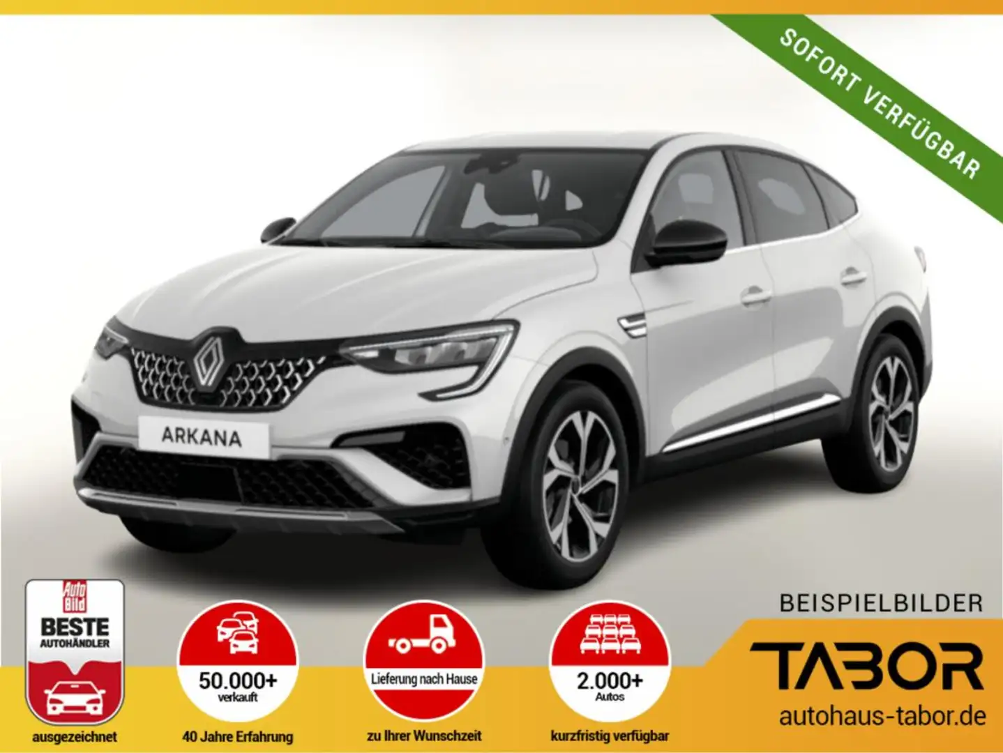 Renault Arkana TECHNO Mild Hybrid 140 EDC Kam PDC vo/hi Weiß - 2