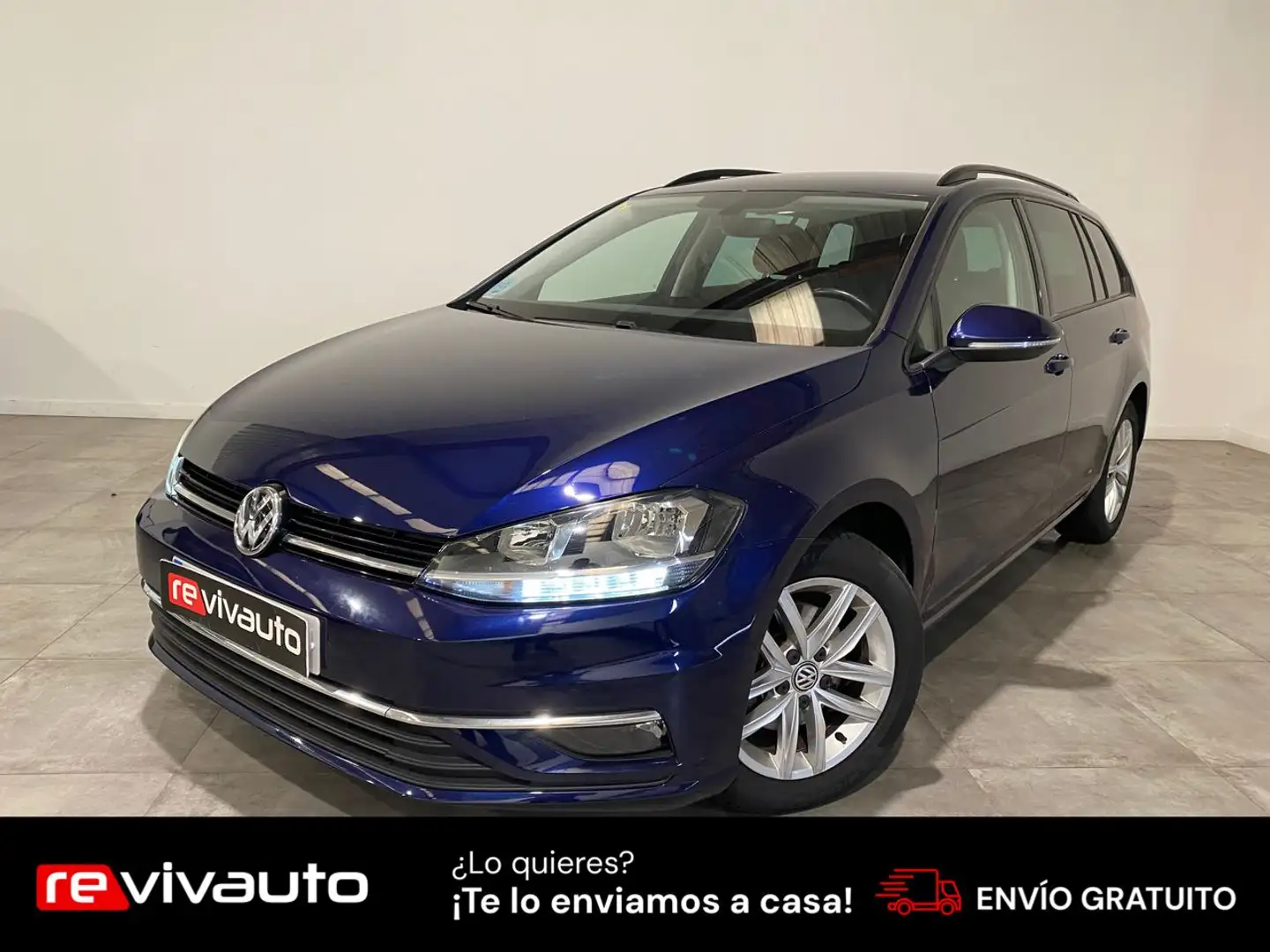 Volkswagen Golf Variant 1.6TDI CR BMT Advance 110 Blauw - 1