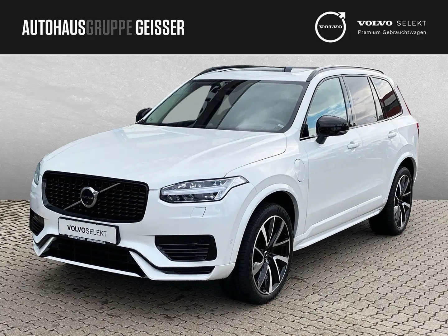 Volvo XC90 T8 AWD Recharge Ultimate Dark 7-Sitzer Weiß - 1