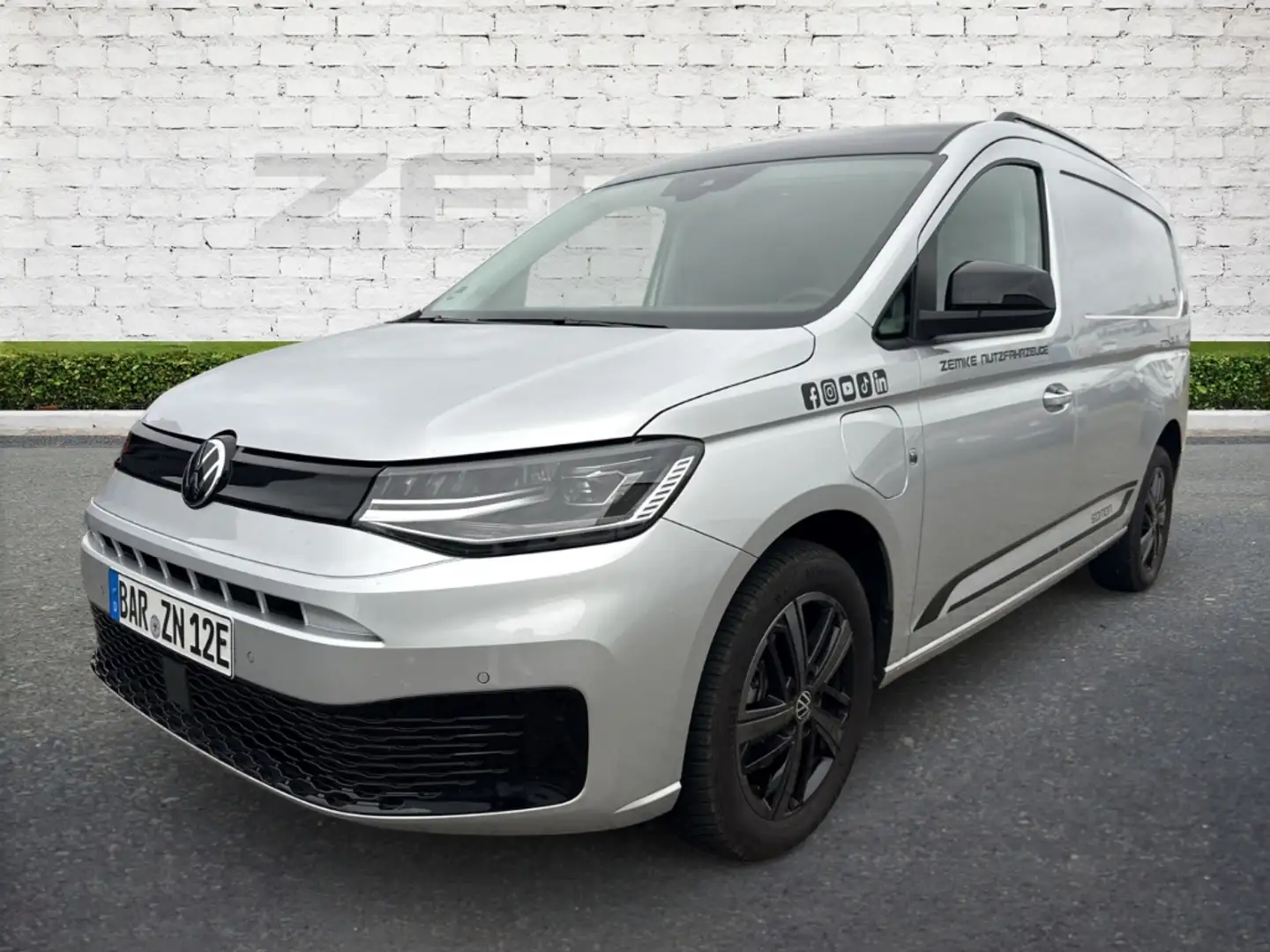 Volkswagen Caddy Cargo 1,5 TSI DSG eHybrid Edition Klimaautom Verke Argent - 1