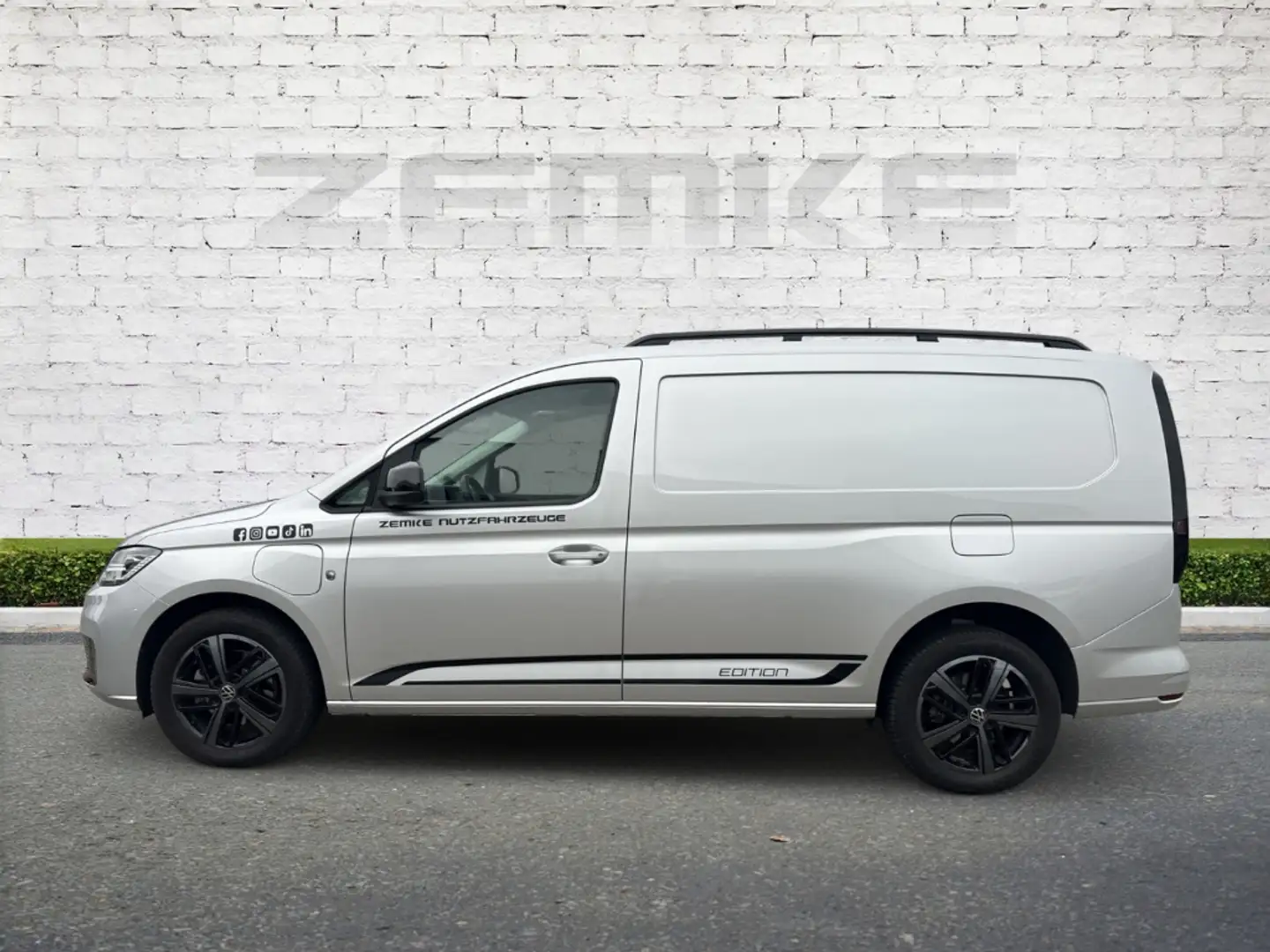 Volkswagen Caddy Cargo 1,5 TSI DSG eHybrid Edition Klimaautom Verke Argent - 2