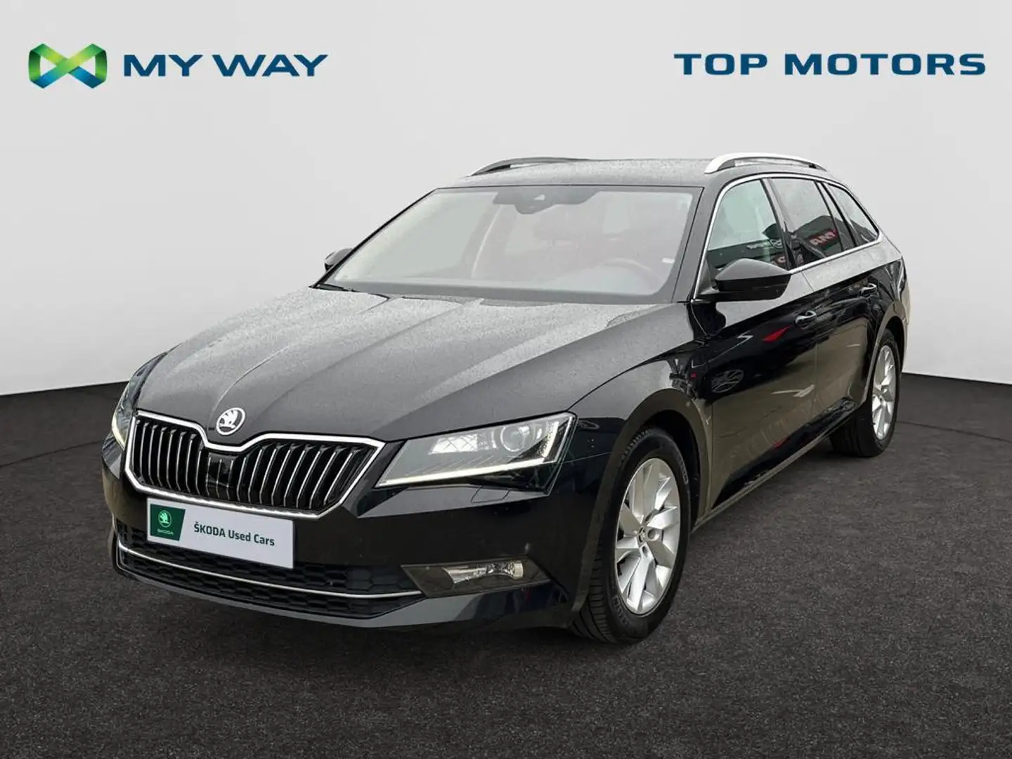 Skoda Superb XENON*GPS*150PK*CARPLAY*CAMERA*SENSOREN*TOPWAY.BE Zwart - 1