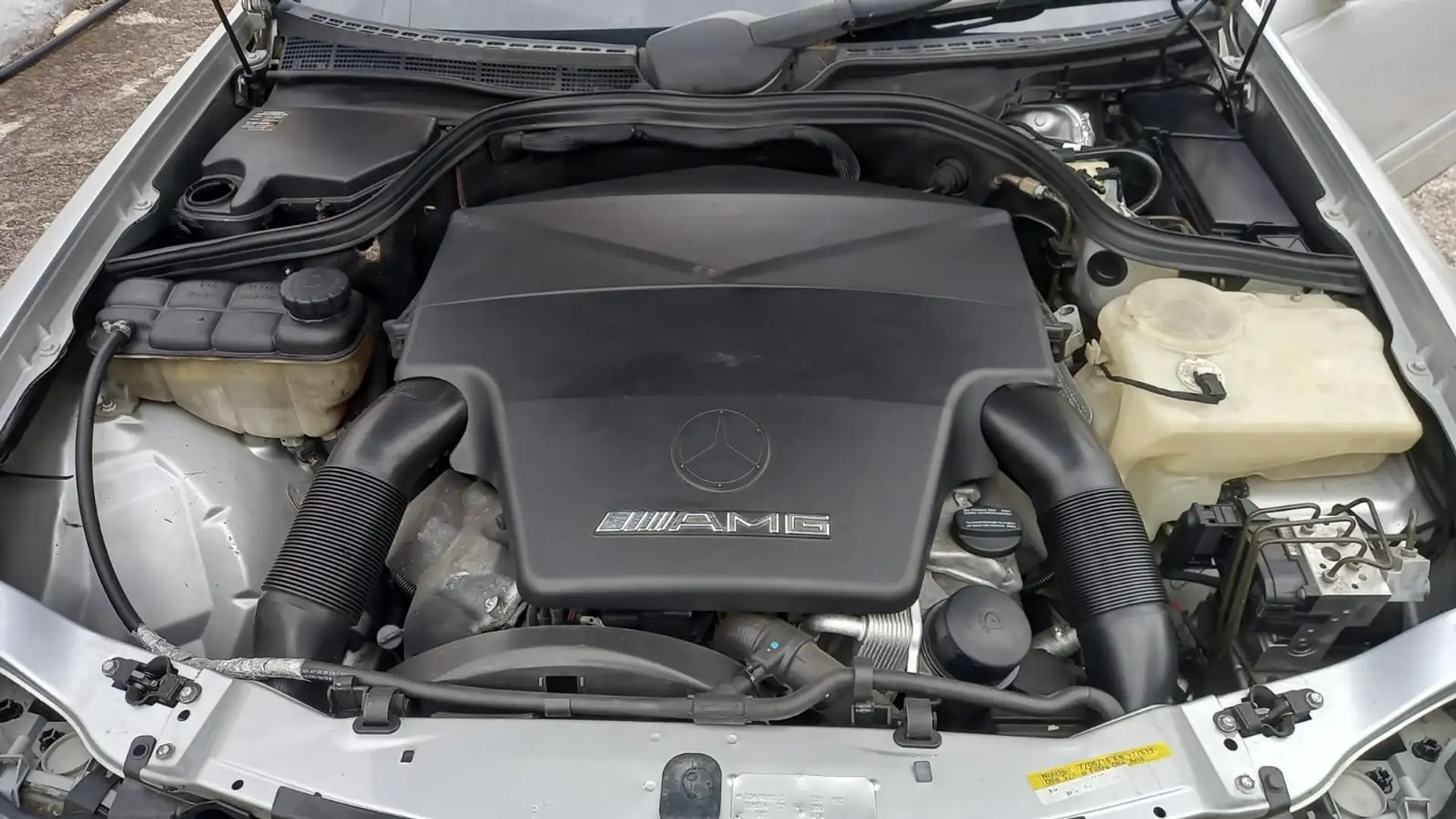 Mercedes-Benz CLK 55 AMG rara 347cv CRS ASI Argintiu - 2
