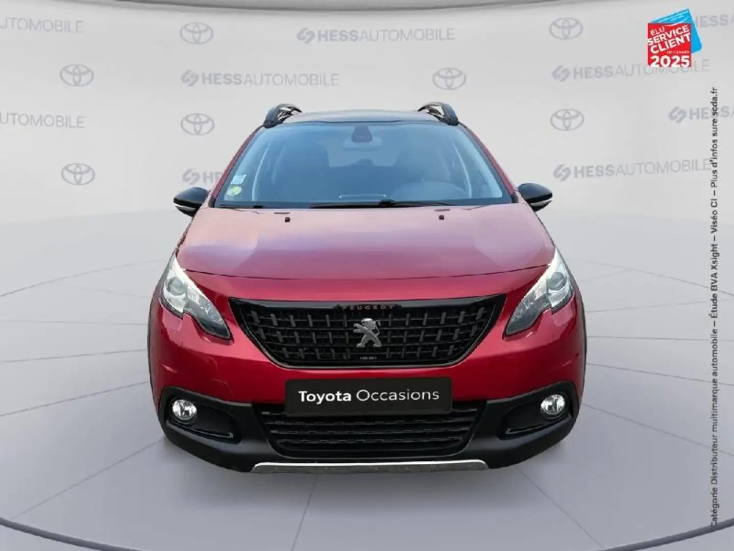 Peugeot 2008 1.6 BlueHDi 100ch GT Line GPS Radar AR Carplay Rouge - 2