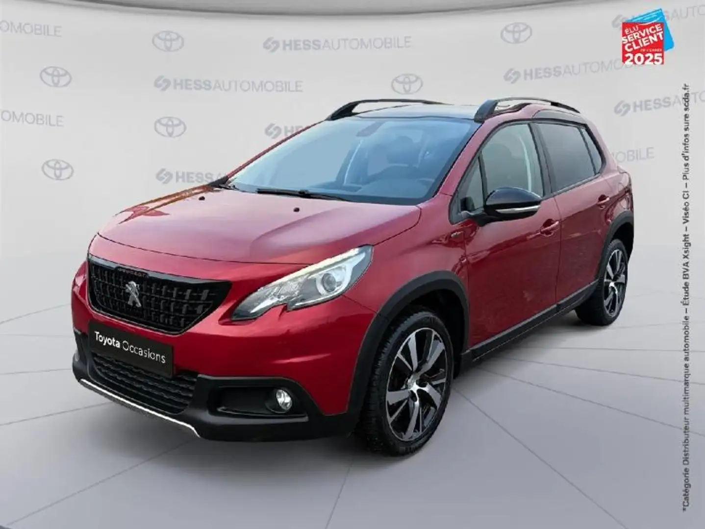 Peugeot 2008 1.6 BlueHDi 100ch GT Line GPS Radar AR Carplay Rouge - 1