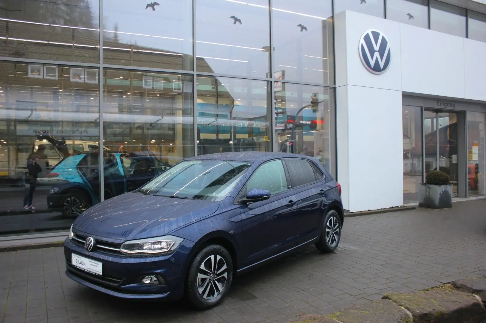 Volkswagen Polo VI United 1.0 TSI Navi,ACC,NSW,LED,PDC Blau - 1