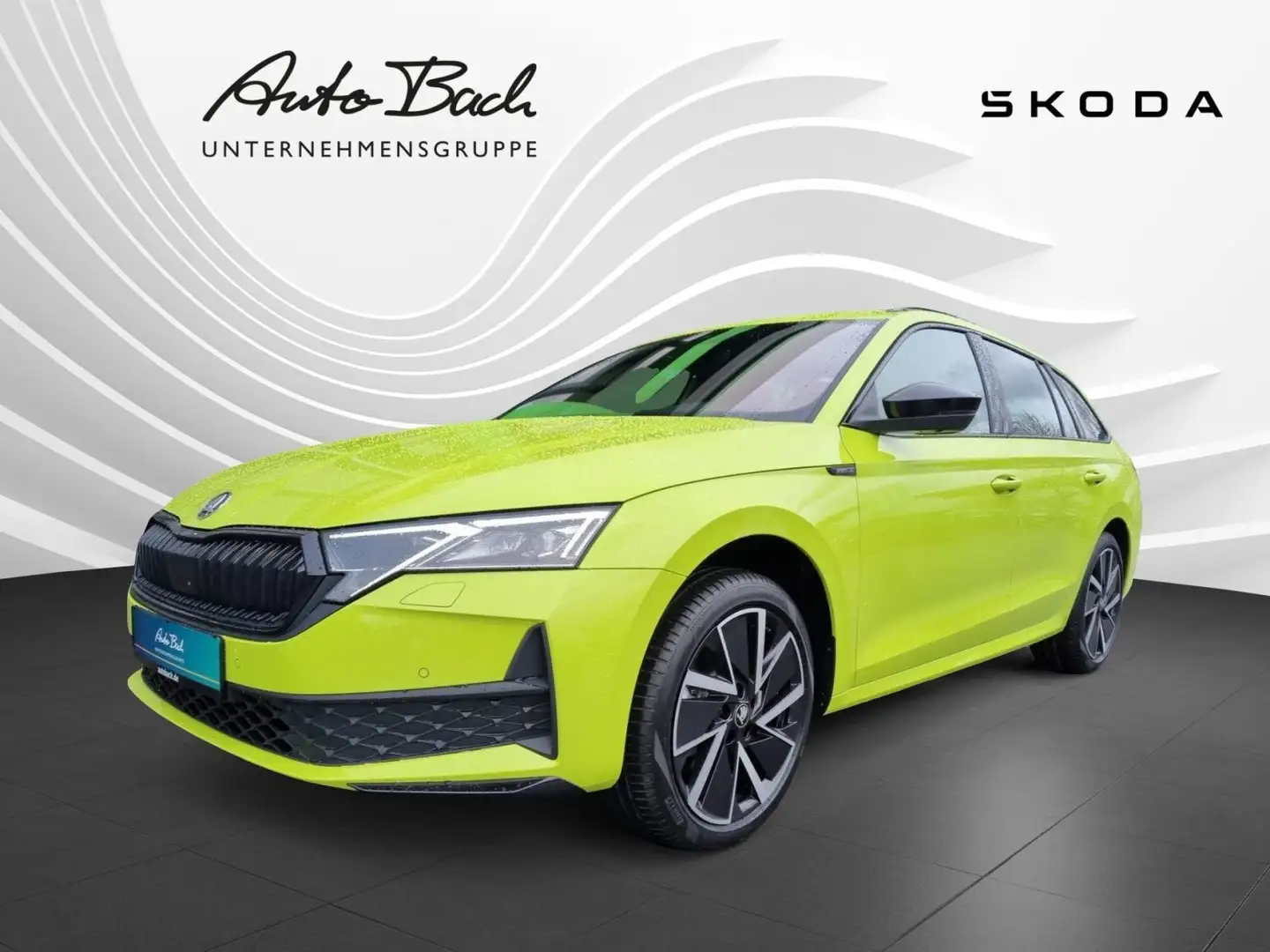 Skoda Octavia Combi Sportline 2.0 TDI 110 kW 7-Gang-DS Grün - 1