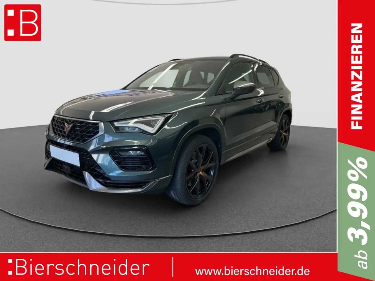 CUPRA Ateca 2.0 TSI DSG 4Dr AHK 360 DCC NAVI Grün - 1