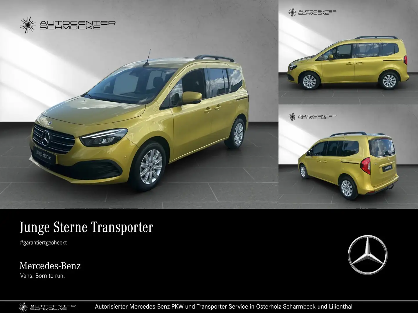 Mercedes-Benz T 180 PROGRESSIVE *AHK*SHZ*KLIMAAUTOMATIK* Gelb - 1