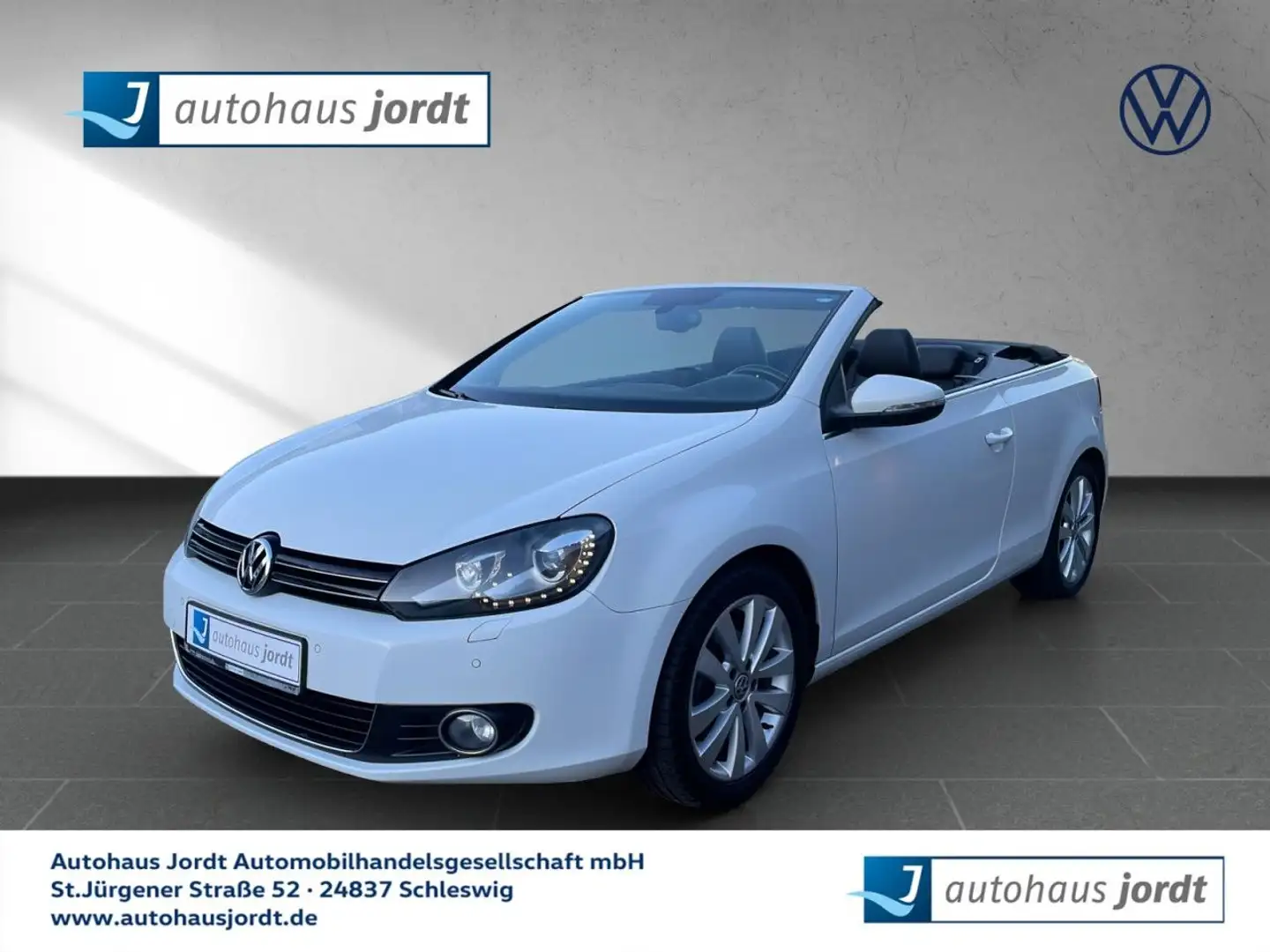 Volkswagen Golf Cabriolet Golf VI Cabriolet 1.4 TSI 6-Gang LEDER Sportpaket Blanc - 1