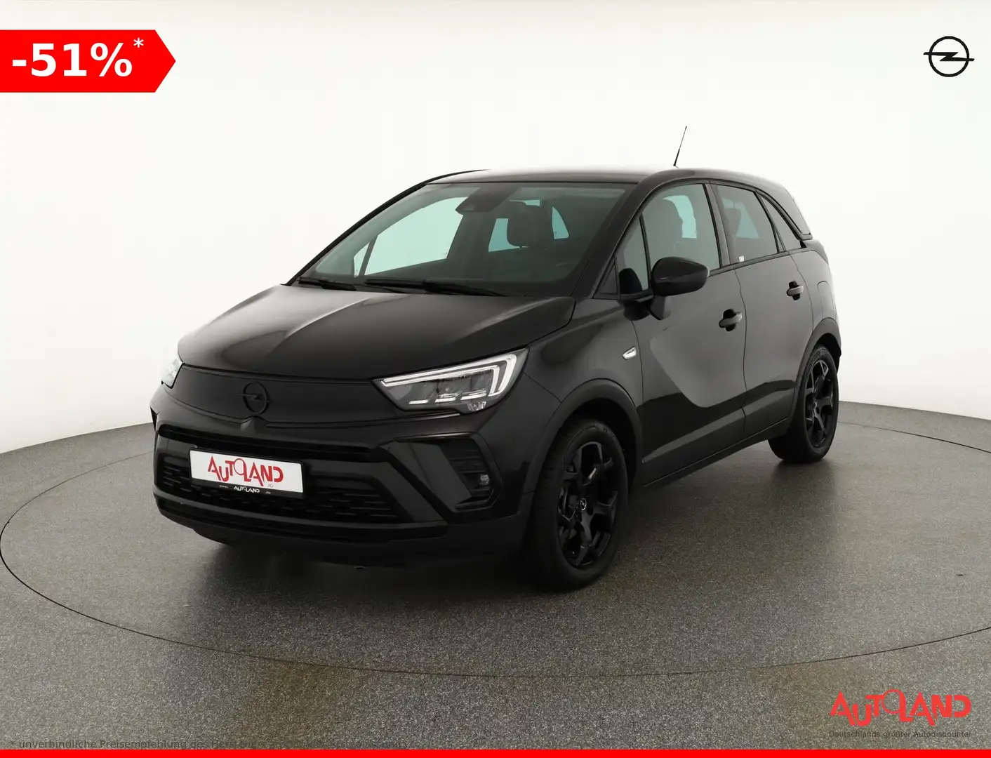 Opel Crossland 1.2 DI Turbo LED Navi Kamera Schwarz - 1