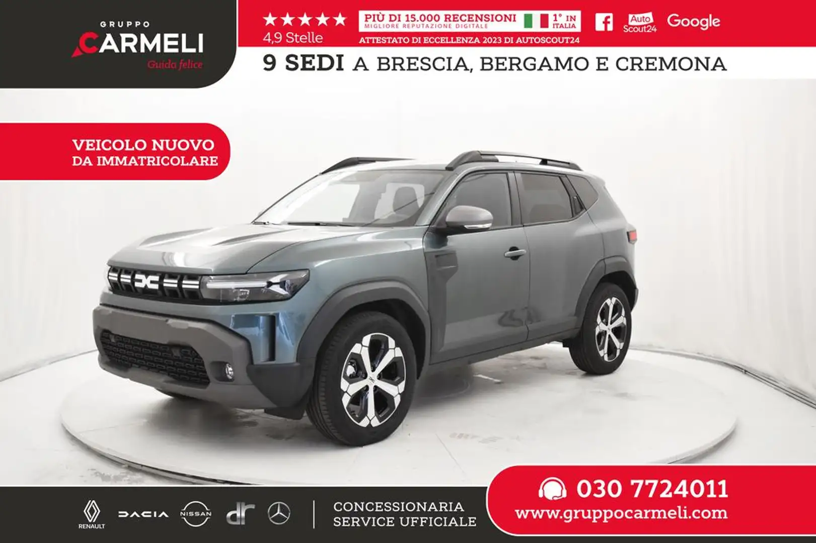 Dacia Duster 1.6 hybrid Journey 140cv - TASSO PROMO 3,99% Verde - 1