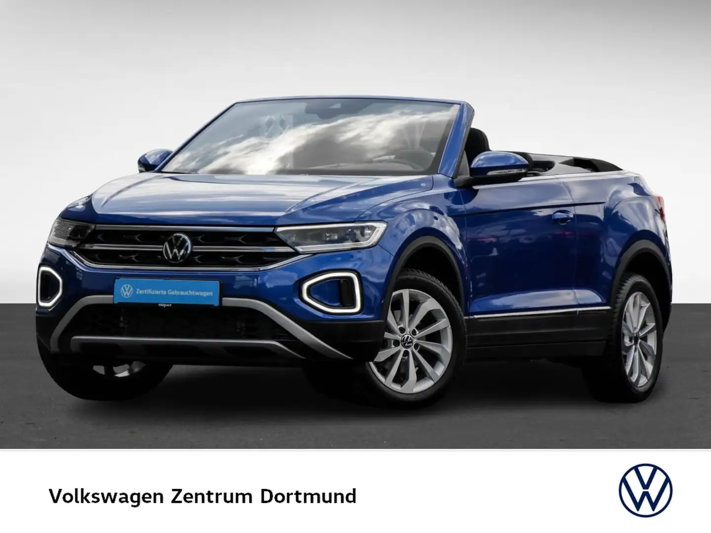 Volkswagen T-Roc Cabriolet 1.5 STYLE ACC NAVI LM17 SITZHEIZ Blau - 2