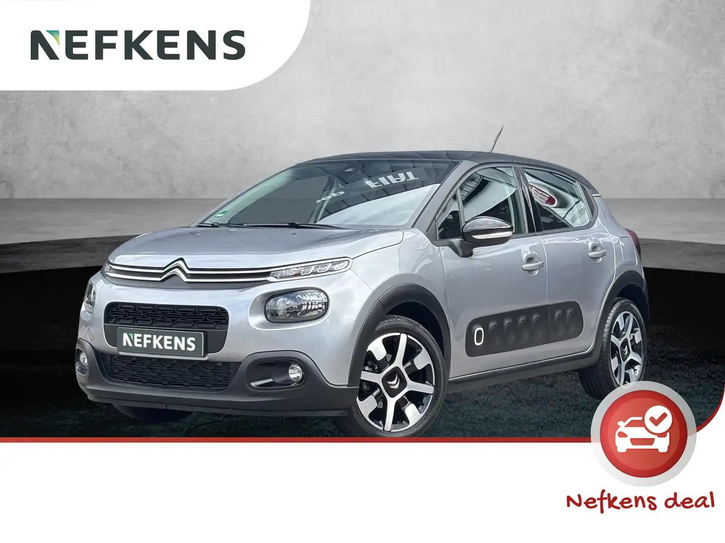 Citroen C3 1.2 83pk Shine | Navigatie | Apple CarPlay & Andro Grijs - 1