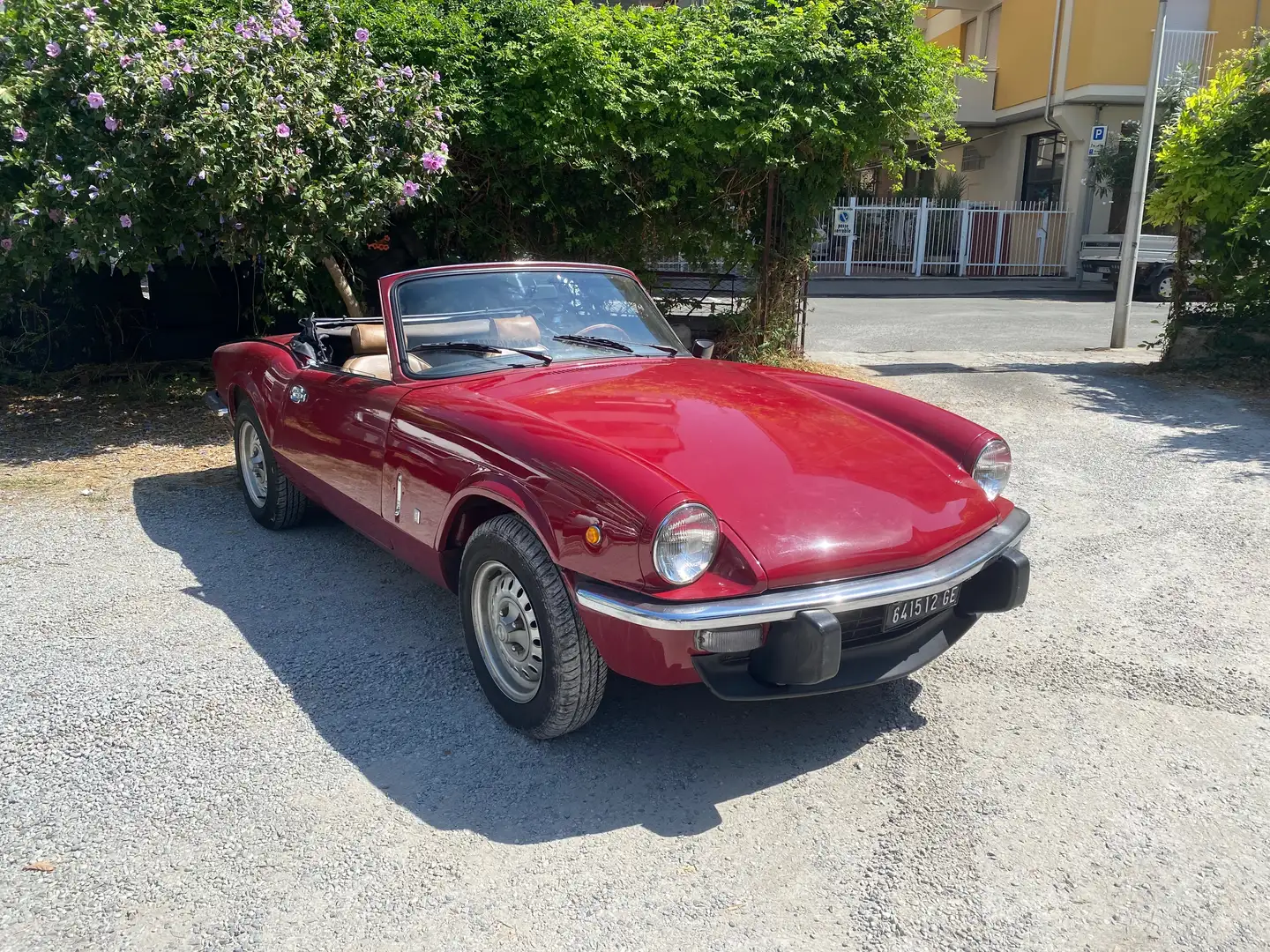 Triumph Spitfire hard e soft top Rosso - 1