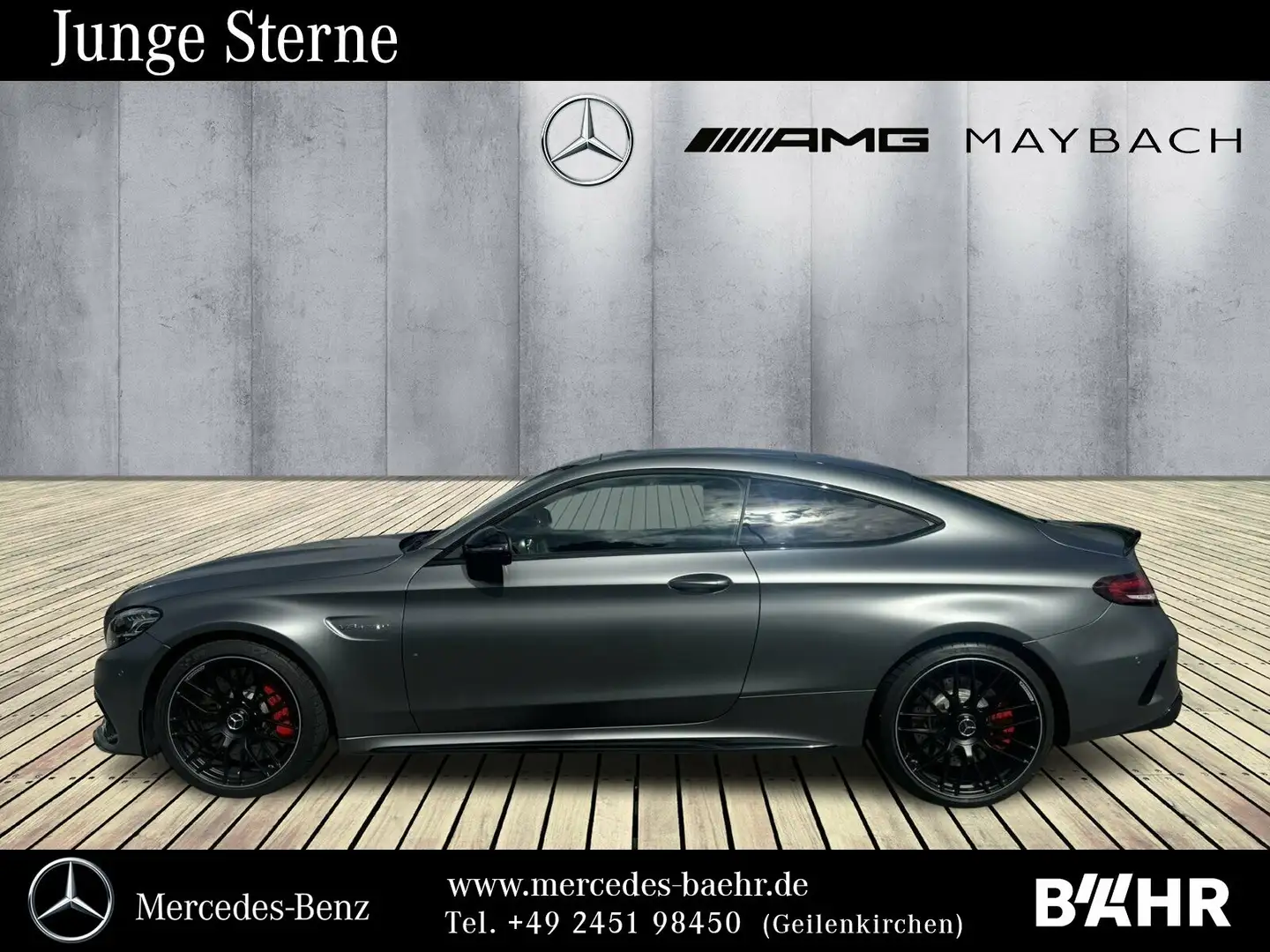Mercedes-Benz C 63 AMG Mercedes-AMG C 63 S Coupé Driver´s/Burmester3D/Pan Grijs - 2