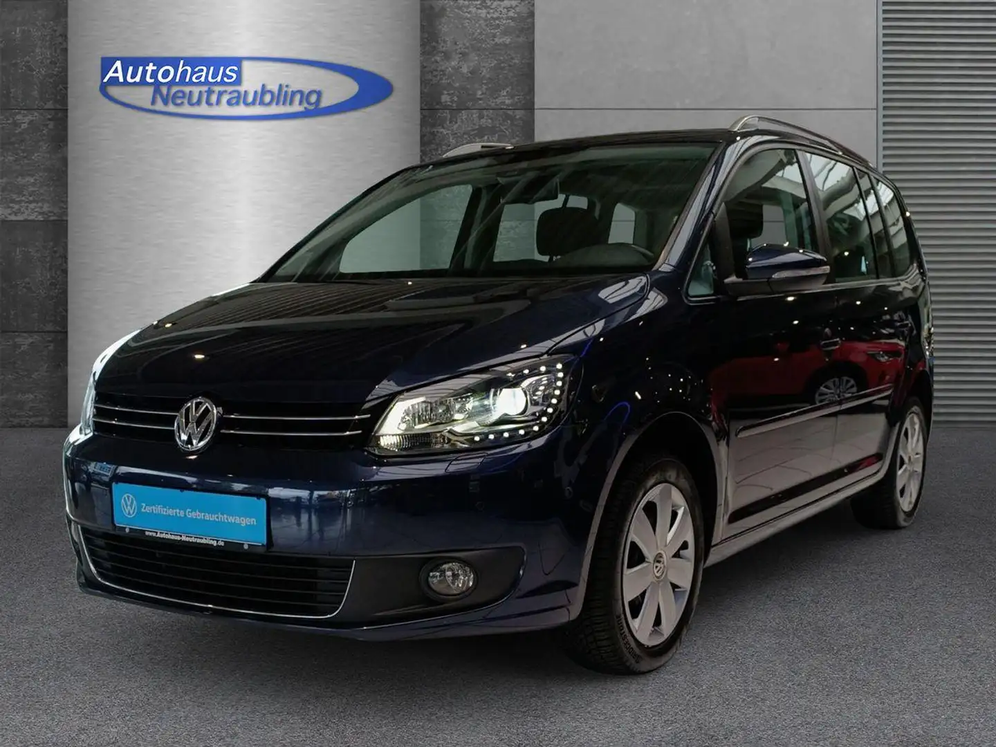 Volkswagen Touran 1.4 TGI "COMFORTLINE" 150 PS DSG+NAVI+REARVIEW+AHK Blau - 2