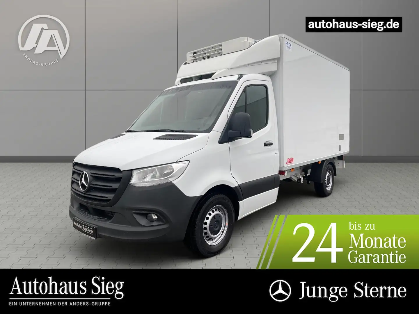 Mercedes-Benz Sprinter 317 Kühlkoffer Kiesling*Standkühlung*MBUX Weiß - 1