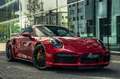 Porsche 911 992 TURBO S *** 1 OWNER / LIFT /CERAMIC BRAKES*** Rouge - thumbnail 2