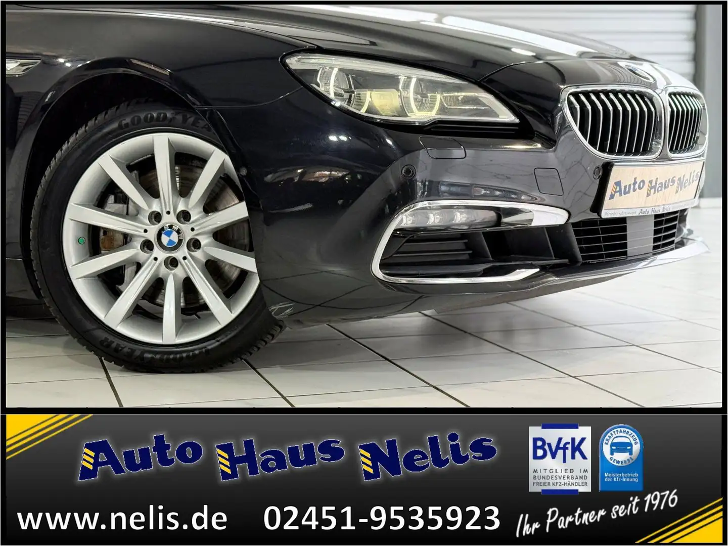 BMW 640 d xDrive HUD Navi-Prof LED R-Cam Leder Panor Schwarz - 2