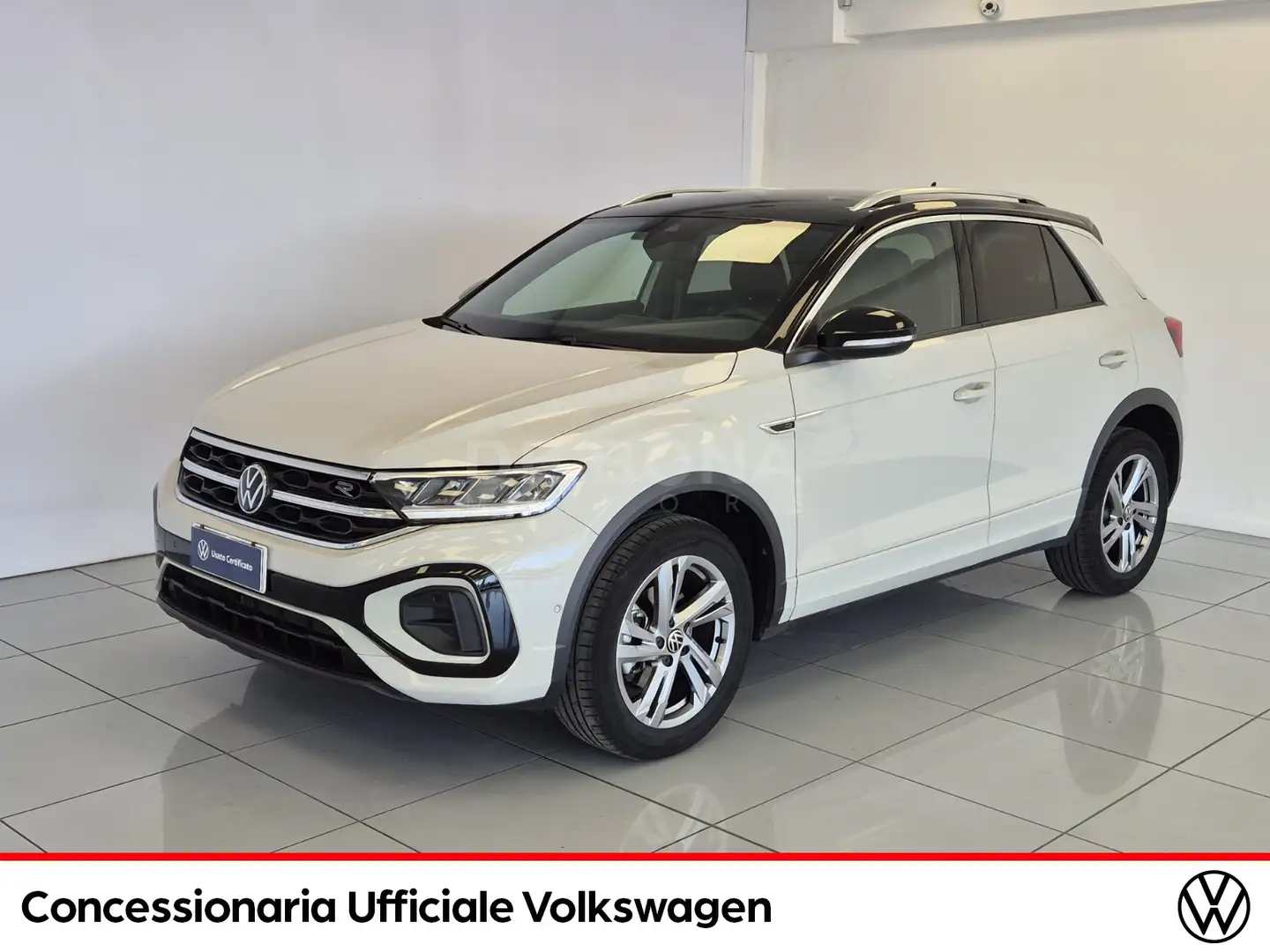 Volkswagen T-Roc 1.0 tsi r-line 110cv Bianco - 1