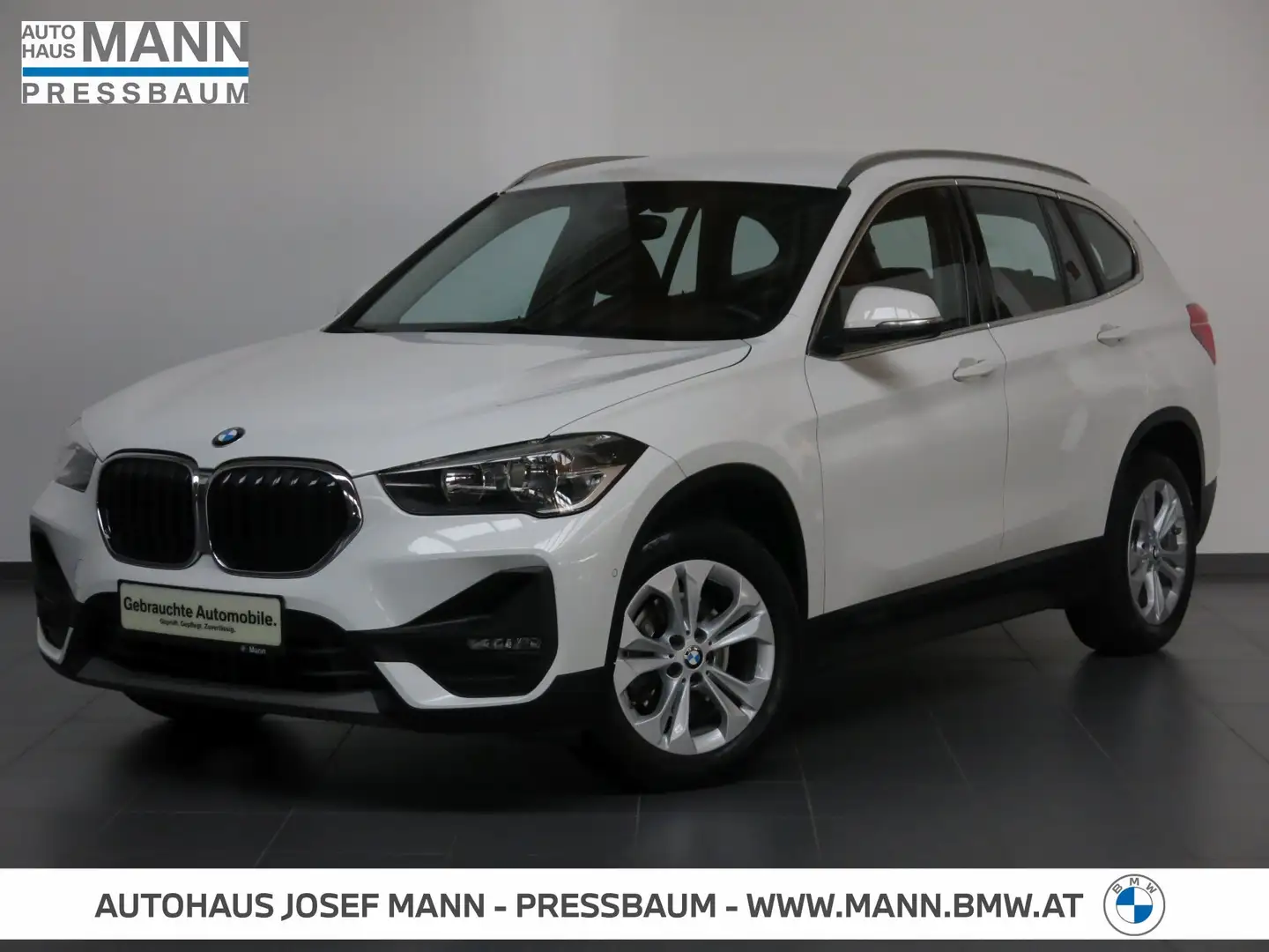 BMW X1 xDrive18d LEDER Weiß - 1