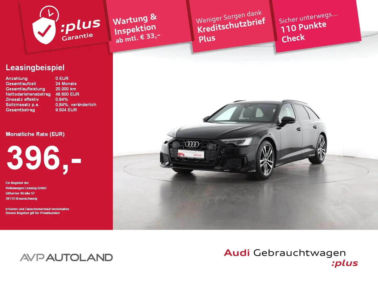 Audi A6 Avant 40 TDI S tronic S line MATRIX-LED Schwarz - 1
