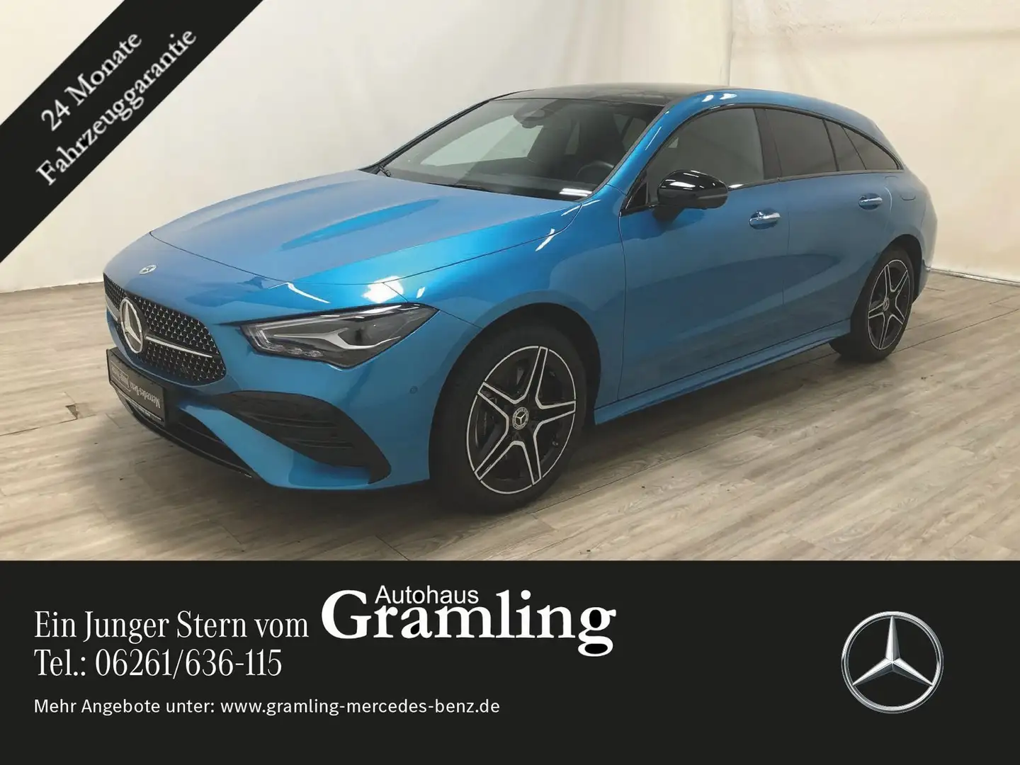Mercedes-Benz CLA 250 e SB AMG NIGHT*Pano*AHK*Distr*360°*Burme Blau - 1