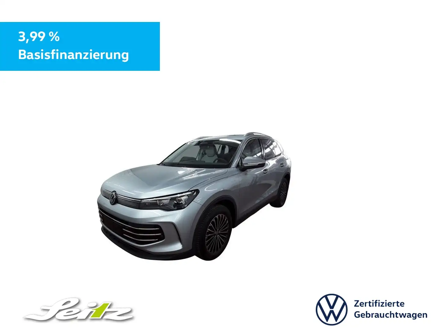 Volkswagen Tiguan 1.5 eTSI Elegance *AHK*PANO*KAMERA*LED* Zilver - 1