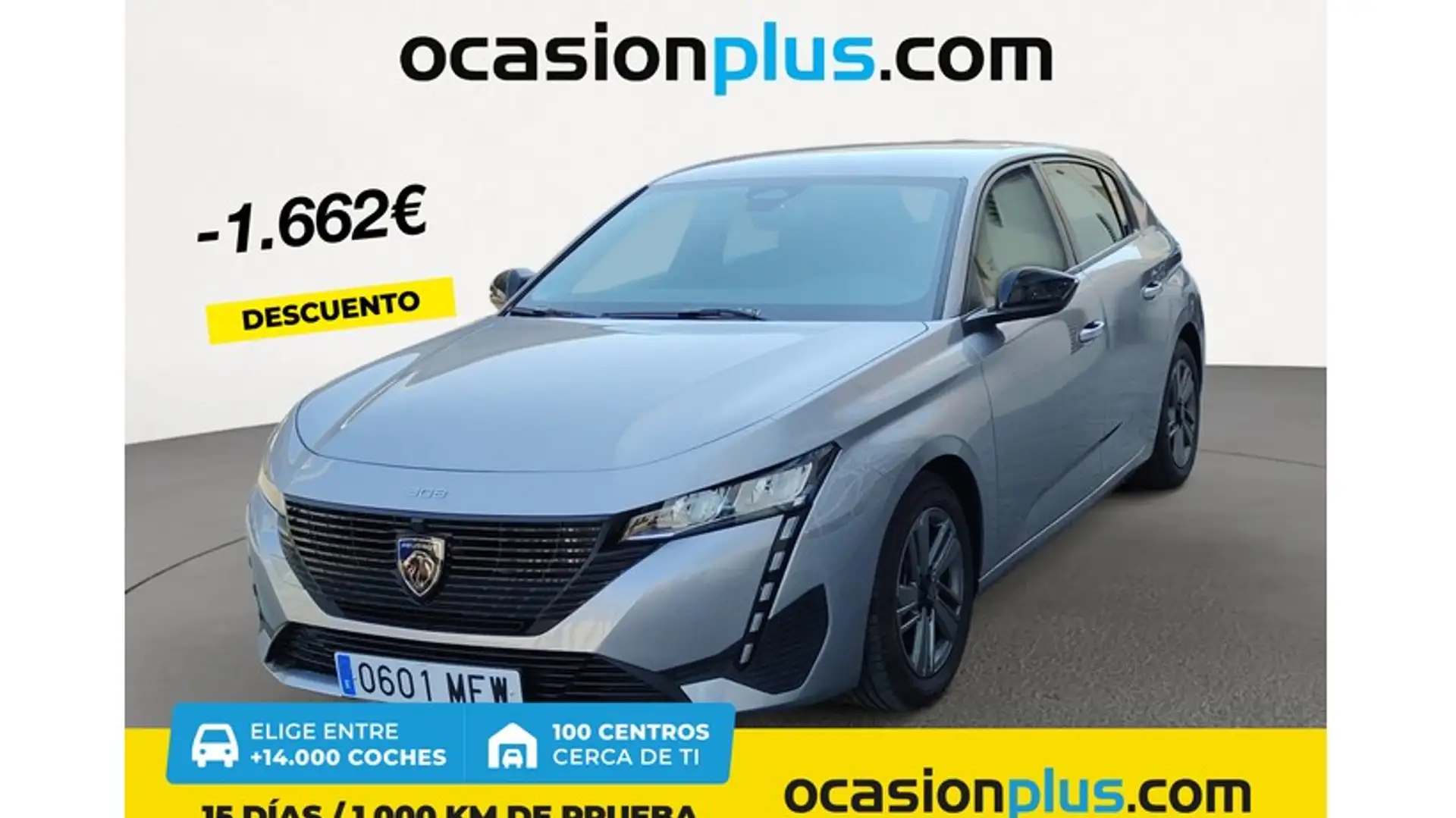 Peugeot 308 1.2 PureTech S&S Active Pack 130 Gris - 1
