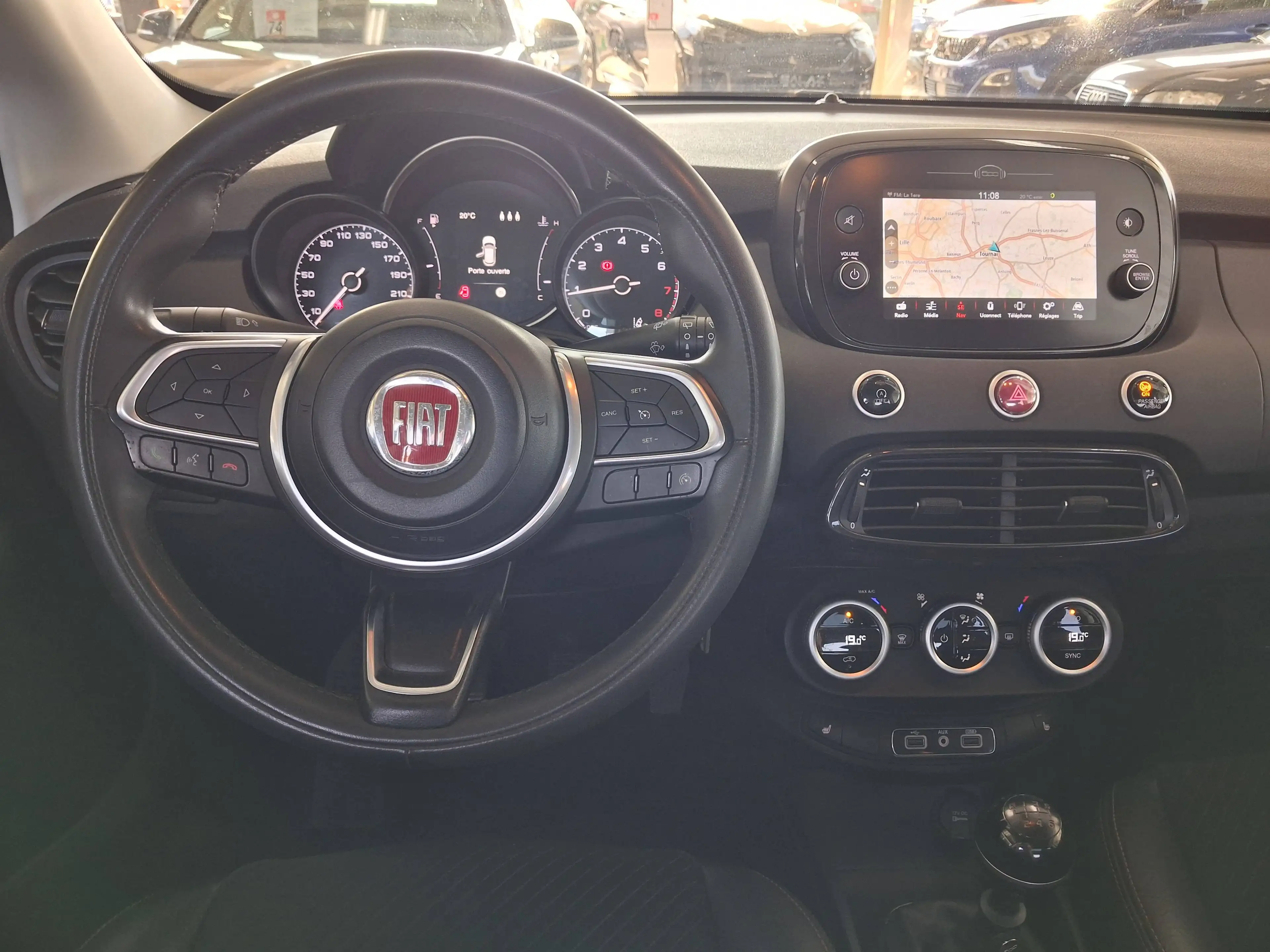 Fiat 500X 500X 1.0 FireFly / TOIT OUV + PANO / CUIR TISSU / NAVIGATION / GARANTIE — photo 10