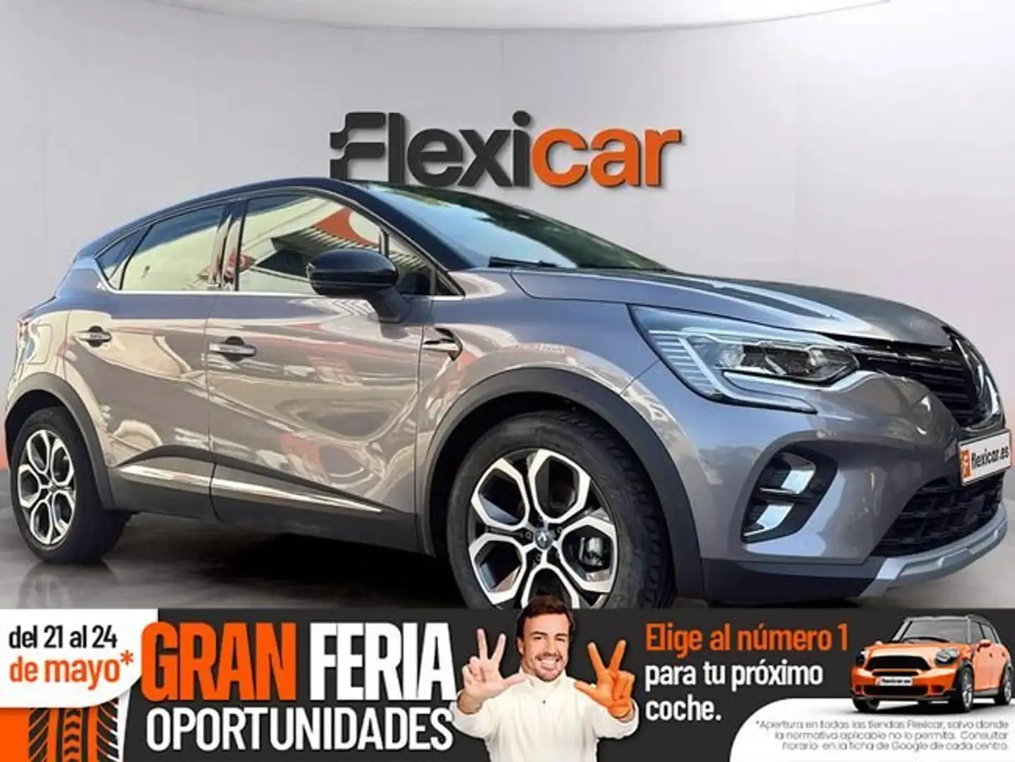 Renault Captur E-TECH Híbrido Enchufable Zen 117kW Gris - 1
