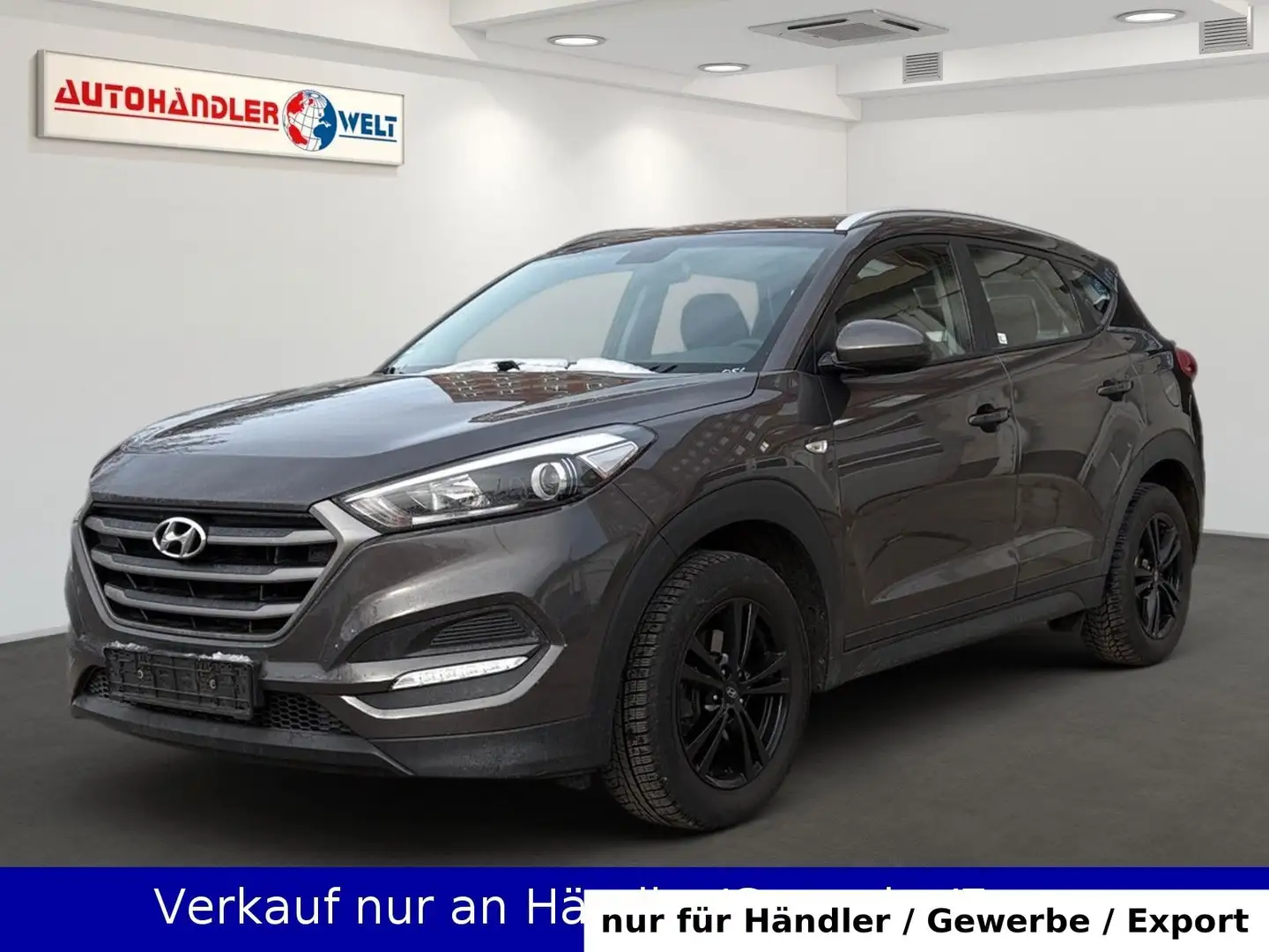 Hyundai TUCSON 1.6 T-GDI 1.Hand Klima SHZ Navi PDC Grau - 1