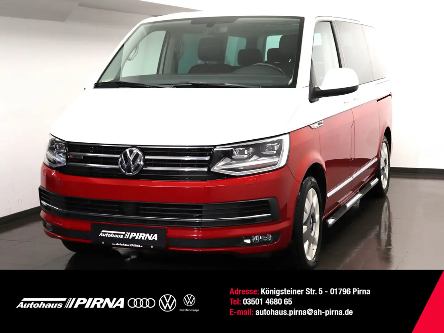 Volkswagen T6 Multivan 2.0 TDI 4Motion Generation Six Standheizung Rot - 1