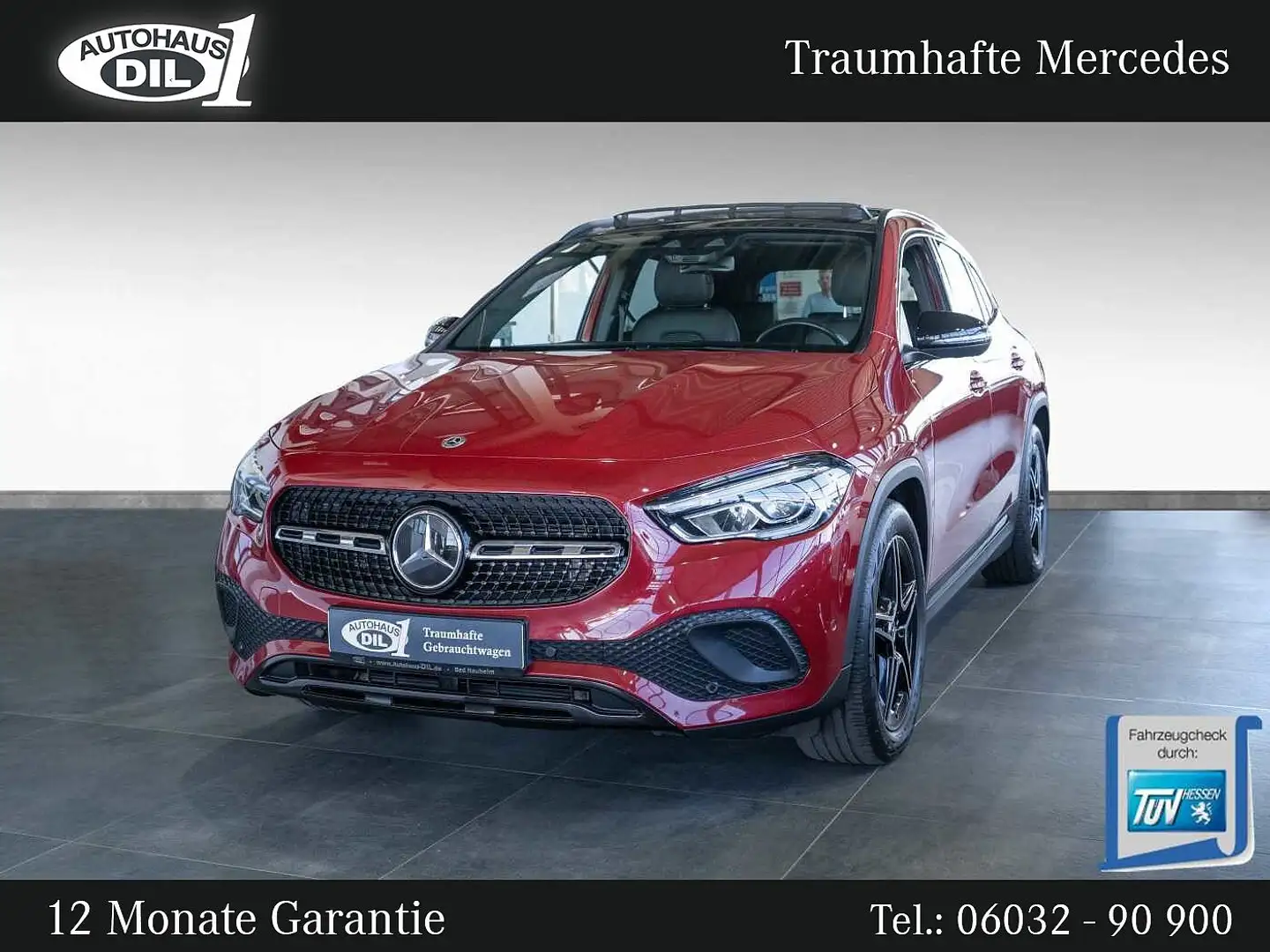 Mercedes-Benz GLA 200 d 8G-DCT *PANO*NIGHT*R-KAMERA*DISTR.+* Rot - 1