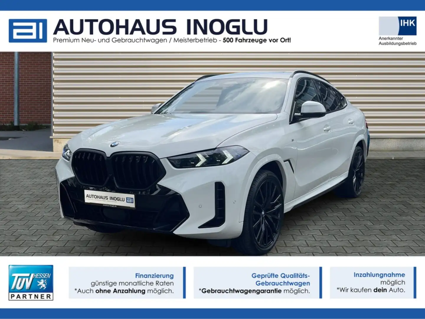 BMW X6 xDriveM.Sp Pro+Innovp+Travelp+Drivp+PanoD+22 Zoll White - 1