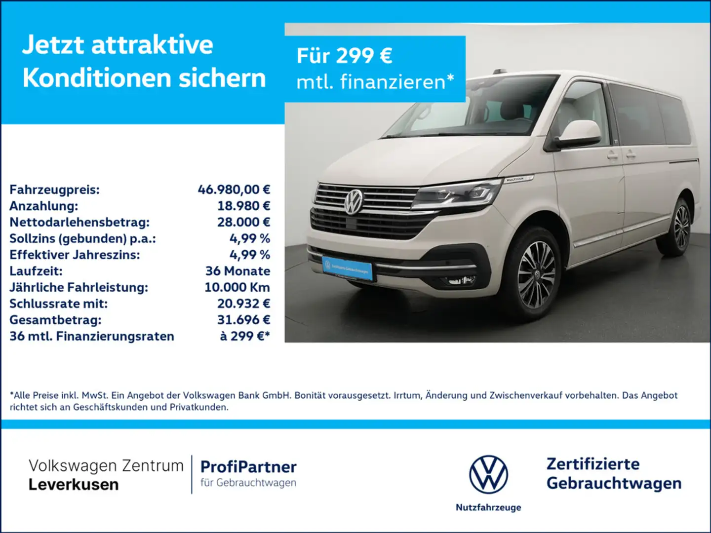 Volkswagen T6.1 Multivan Generation Six DSG 7-SITZE AHK Gris - 1