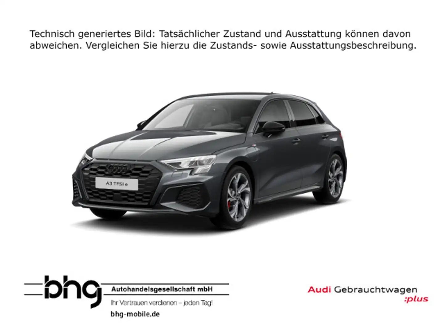 Audi A3 S line 45 TFSIe Grau - 1