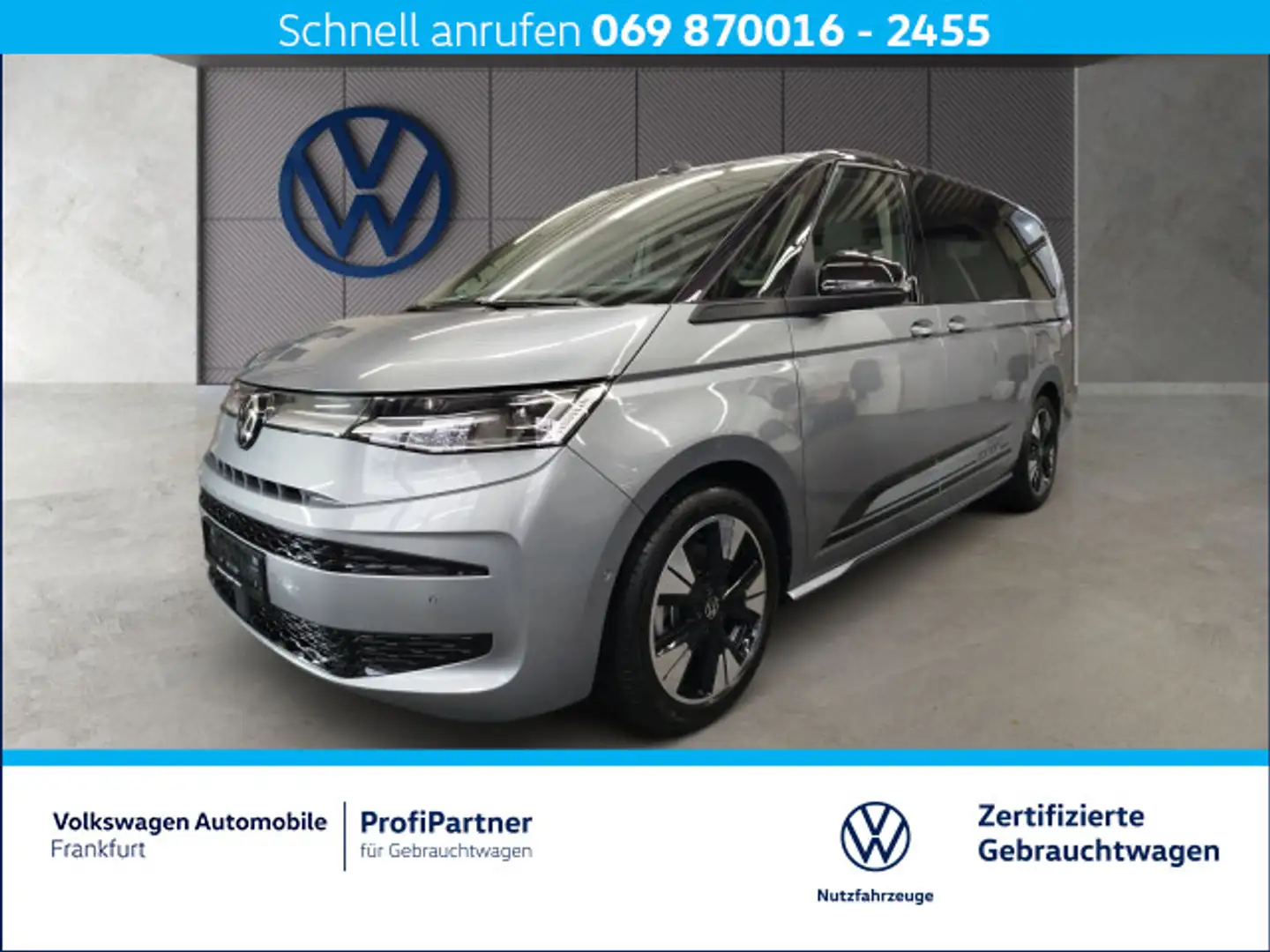Volkswagen T7 Multivan "Edition" 2,0 l 110 kW TDI SCR Front an Silber - 1