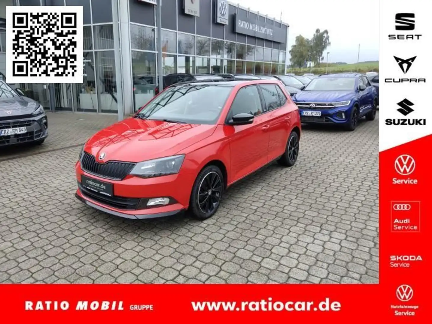 Skoda Fabia FABIA MONTE CARLO 1.2 TSI KLIMA PANORAMADACH Rot - 1